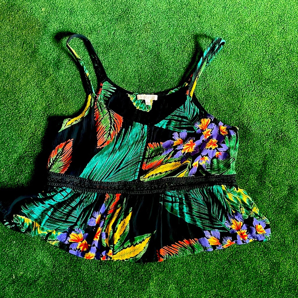 Flowy cropped camisole